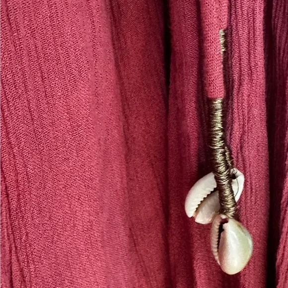 Rare Free People Coconuts All Day Summer Collection Maxi Dress in Rose Pink - Picture 10 of 11